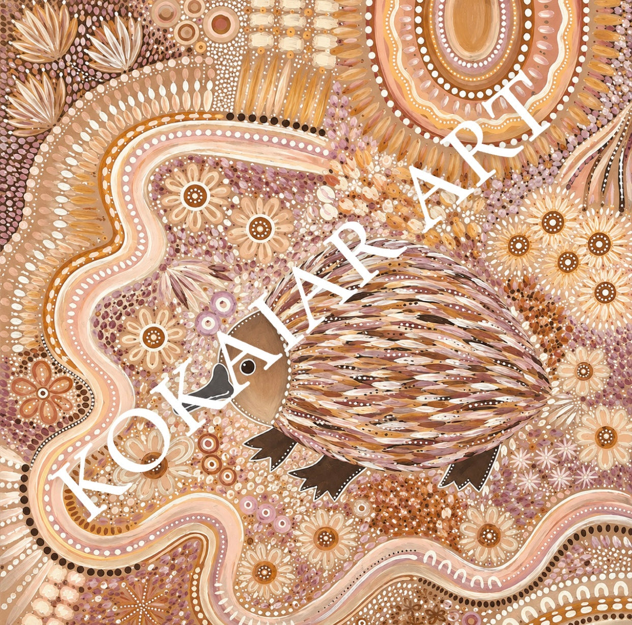 “Erica the Echidna” - Beige ￼