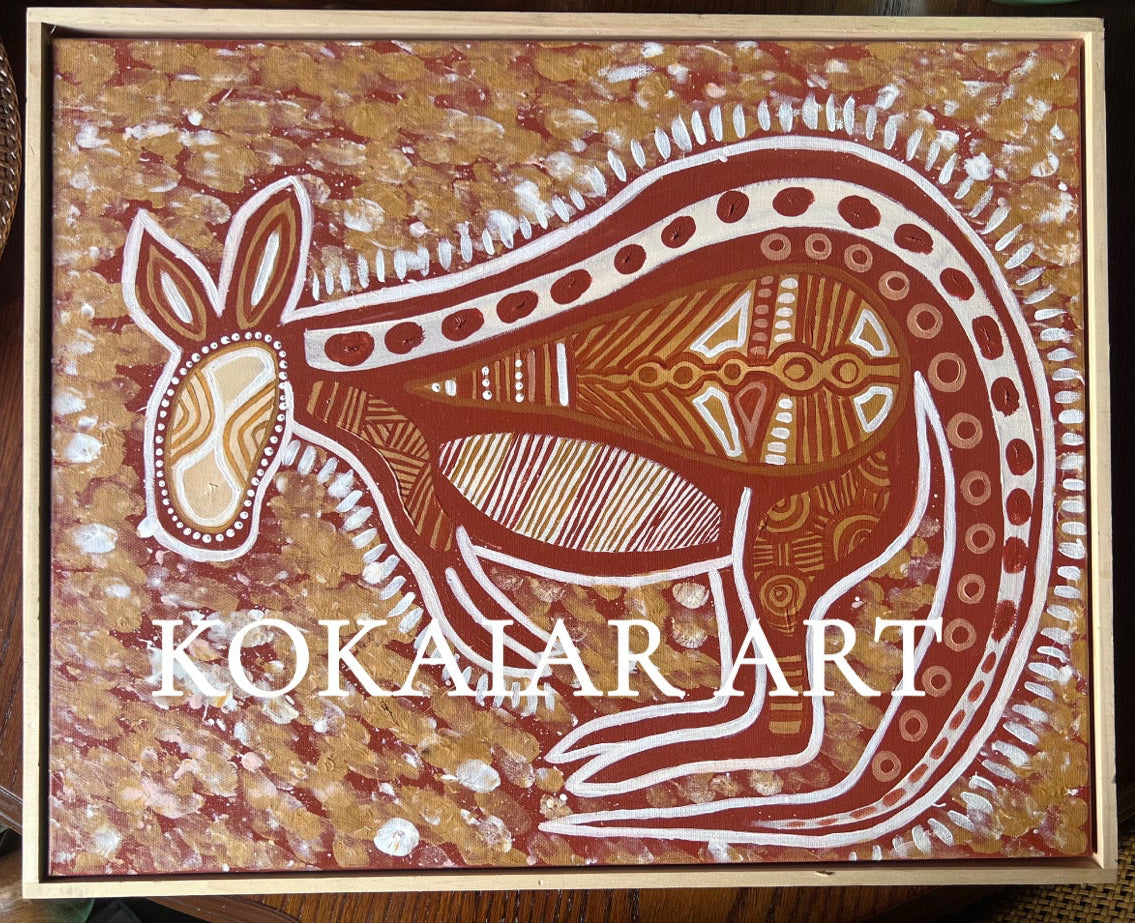 "Kaymankoorr" The red kangaroo
